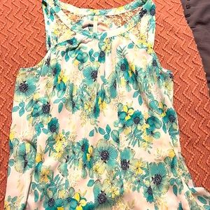 Lauren Conrad floral blouse